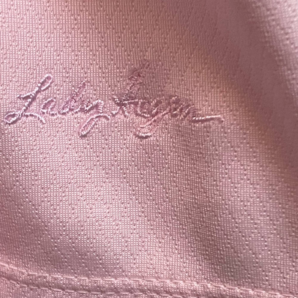 Lady Hagen Light Pink Polo Shirt activewear size large - Picture 3 of 7